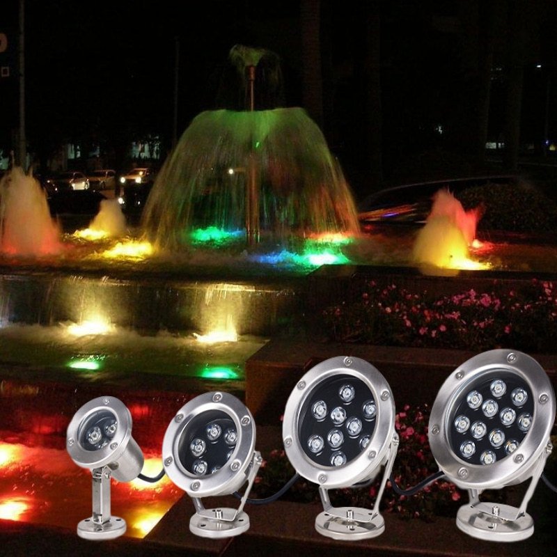 Multifunction Waterproof Wholesale Stainless Steel Material Pool Lamp Ip68 Swimming Led Underwater Pool Lights