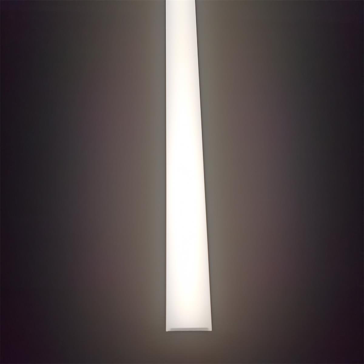 Suspended Linkable Modular Led Linear Light White Black Linear Ceiling Light for Workshop
