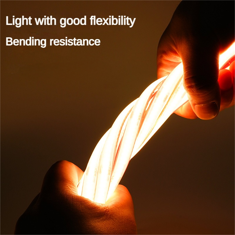 Ac110V 220V Dimmable IP67 Waterproof Cob Led Strip 288Leds/M 8Mm Outdoor Garden Light 3000K 4000K 6000K Smart Strip Lights