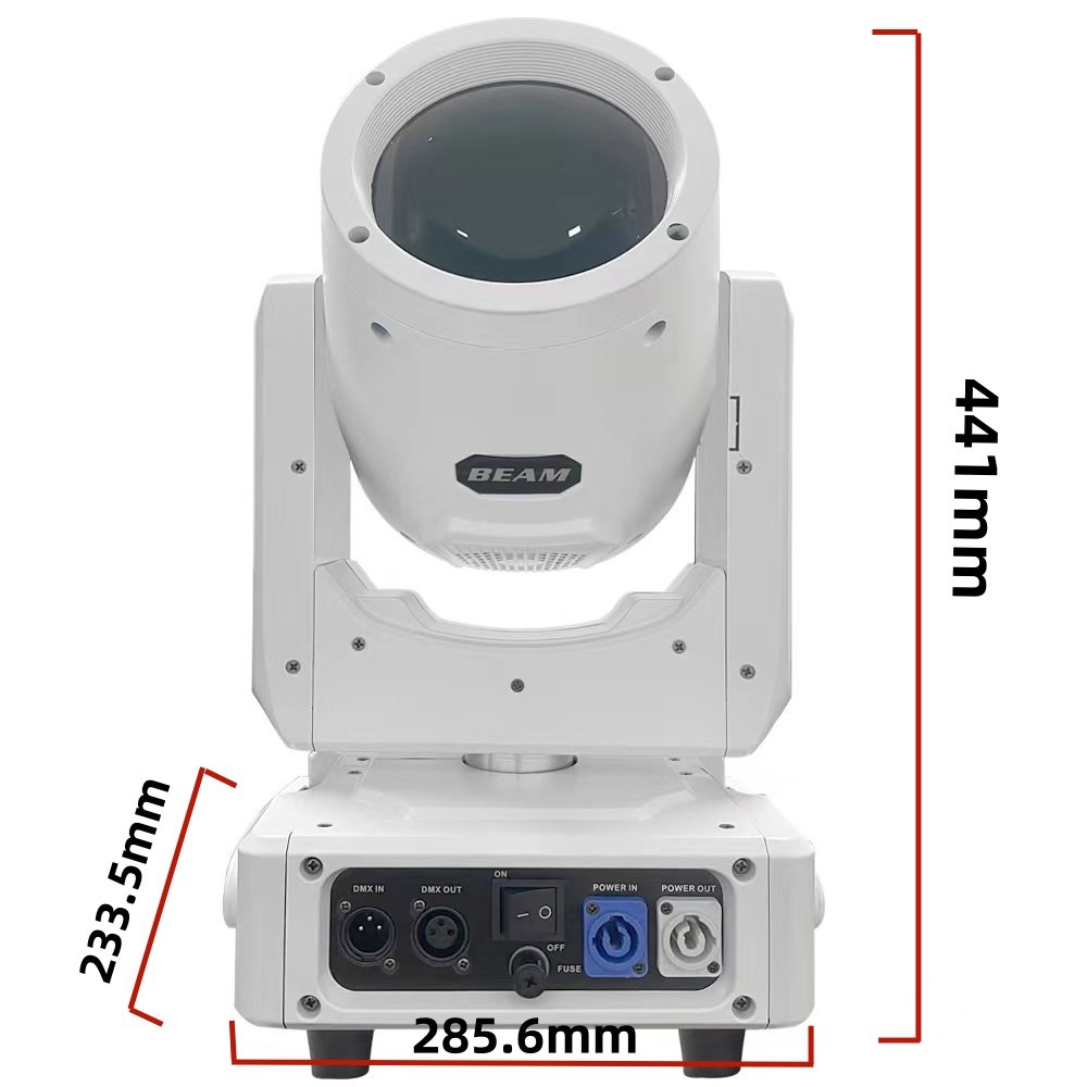 Dj Stand New Stage Lights Mini White 230W 7R Lyre Cabeza Movil De Beam Moving Head Lights for Wedding Dj Disco Club Bar Event