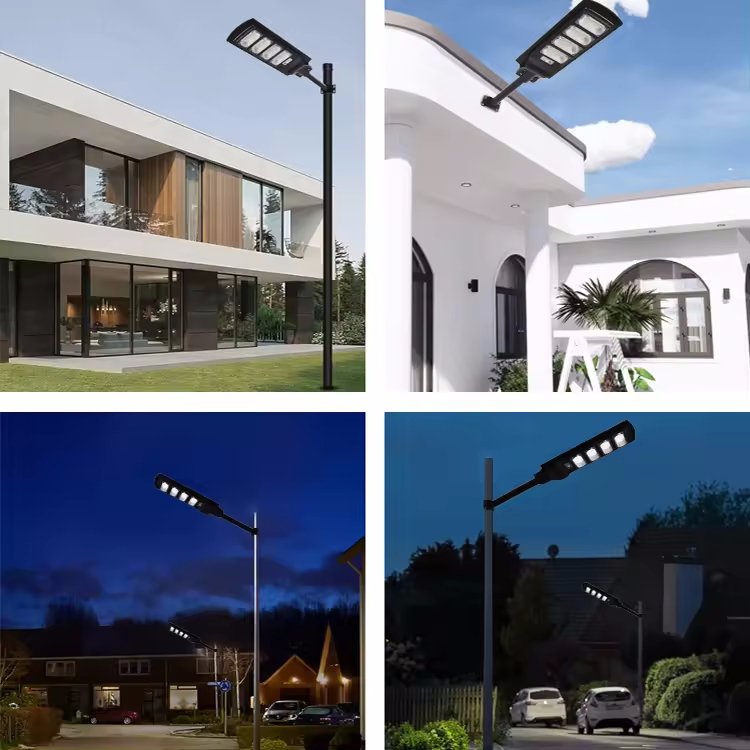 Rts Outdoor Solar Street Light 300W with Remote Control LED Lamp Solar IP65 Waterproof Courtyard Light Intelligent Sensing Lamp