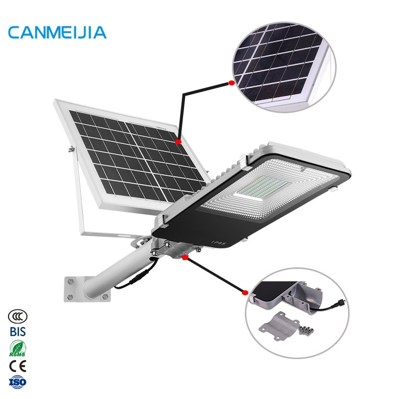 20W 30W 50W Guangzhou Focos Led Street Lights Led Outdoor Solar Garden Lights Pole Led Solar Street Lights, Solar Street Lamps