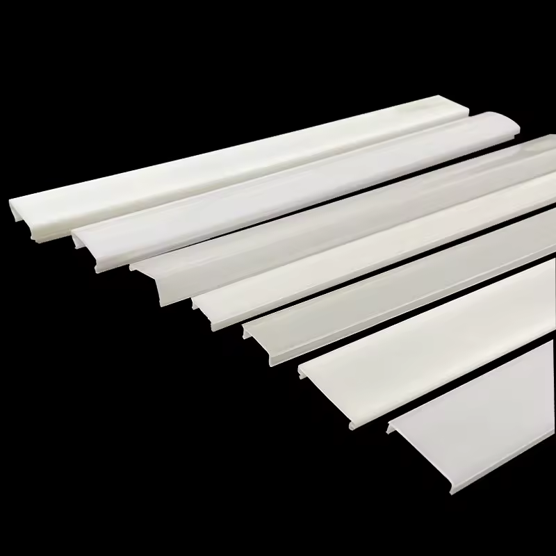 Plastic Ceiling Polycarbonate Lighting Cover Custom Extrusion Profiles Embossed Lamp Cover Shades Acryl PP PE Pvc Plastic Cover