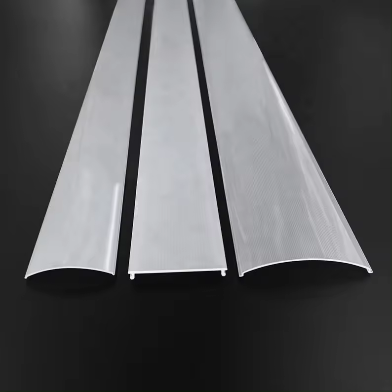 Plastic Ceiling Polycarbonate Lighting Cover Custom Extrusion Profiles Embossed Lamp Cover Shades Acryl PP PE Pvc Plastic Cover