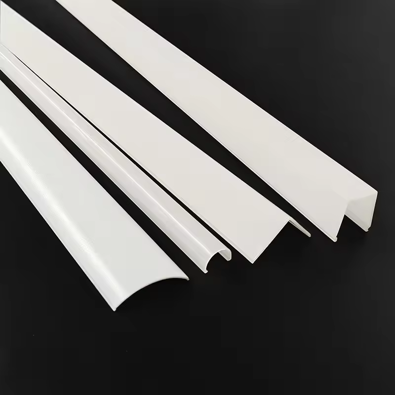 Plastic Ceiling Polycarbonate Lighting Cover Custom Extrusion Profiles Embossed Lamp Cover Shades Acryl PP PE Pvc Plastic Cover
