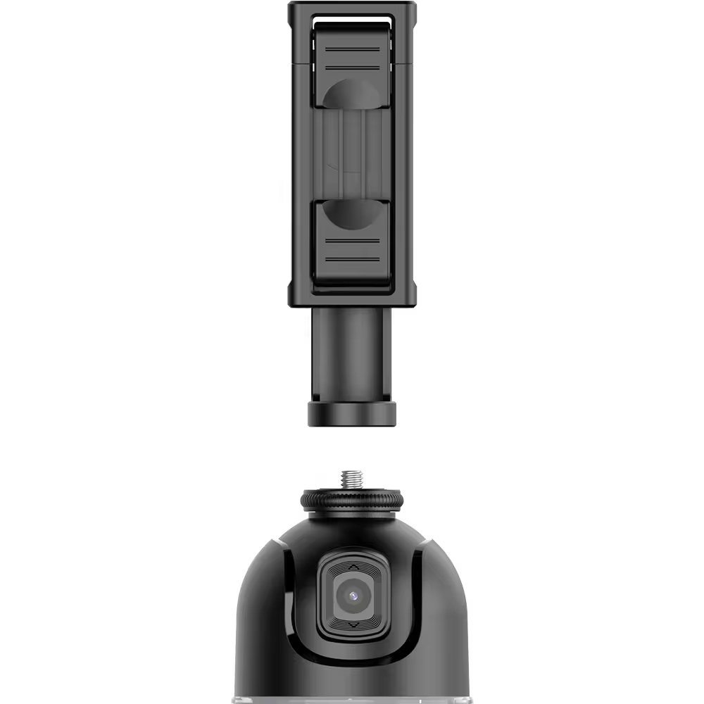 Face Tracking Hands Gesture Control Gimbal P03 360 Ai Auto Face Tracking Gimbal With Rgb Light No App Needed for Vlog