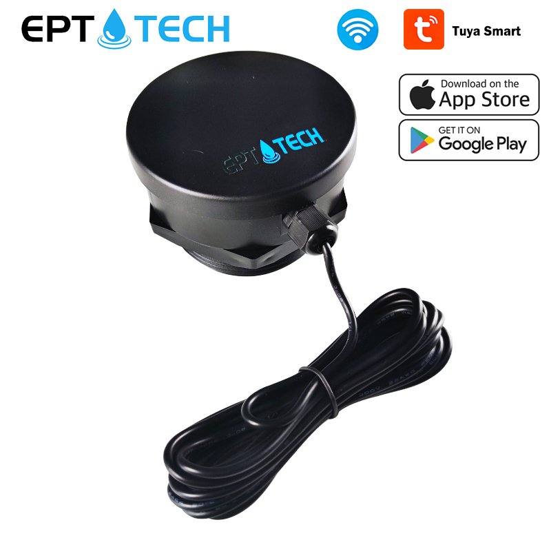 EPTTECH TLC2206 Tuya Smart Life APP WiFi Contactless IP67 Liquid Water Oil Fuel Level Tank Monitor Sensor Auto Alarm Indicator