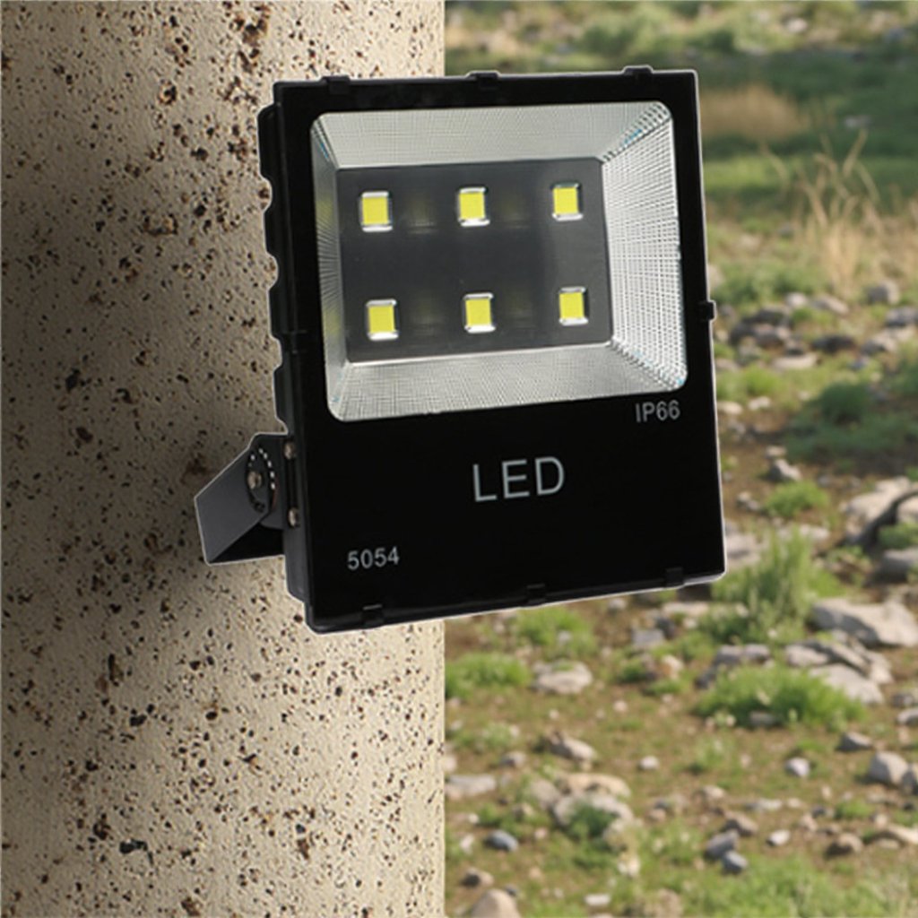 100W 200W 220V Ac Warehouse Industrial Outdoor Commercial Landscape Explosion Proof Warm Cold White Led Flood Light for Security