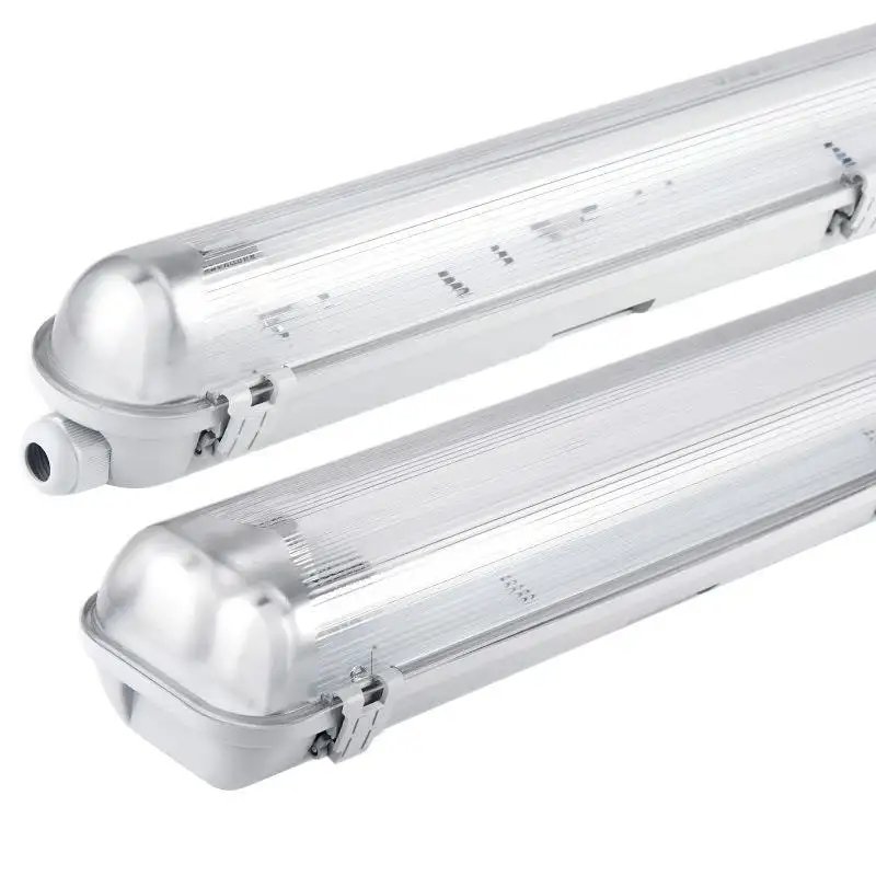 CE ROHS Certification 3CCT IP66 IK08 Workshop Tube 120LM/W Fixture 4ft Led Tri-proof Light Led Batten Light