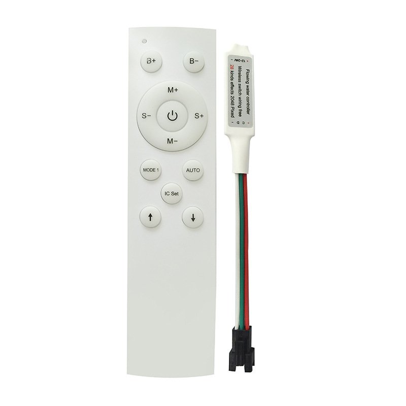 Feican Mini Wireless Touch Panel Remote Control for Running Water Flowing Horse LED Strip Remote Control Led Controller