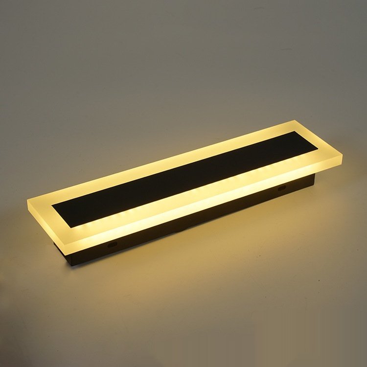 New Minimalist Long Outdoor Modern Wall Light LED Wall Sconce Light Fixture Waterproof Wall Lamp IP65 for Villa House Garage