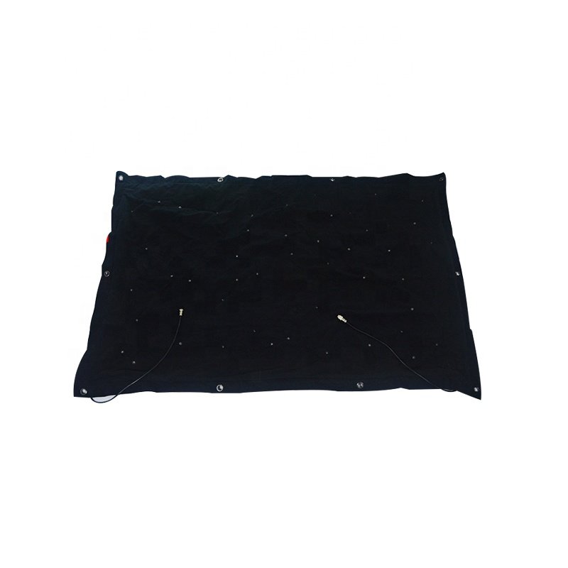 PaitonFactory LED RGB Double-Layer Velvet Star Curtain Background Hot Sale Club Party Stage Equipment for DJ DMX512 Control PVC