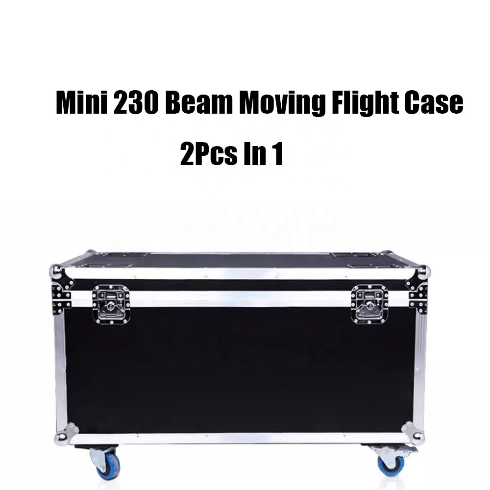 Lease Flightcase 2Pcs Package 7R Light Bulbs Mini 230W Beam Light Moving Head DMX512 Control Stage Lighting for Wedding Party