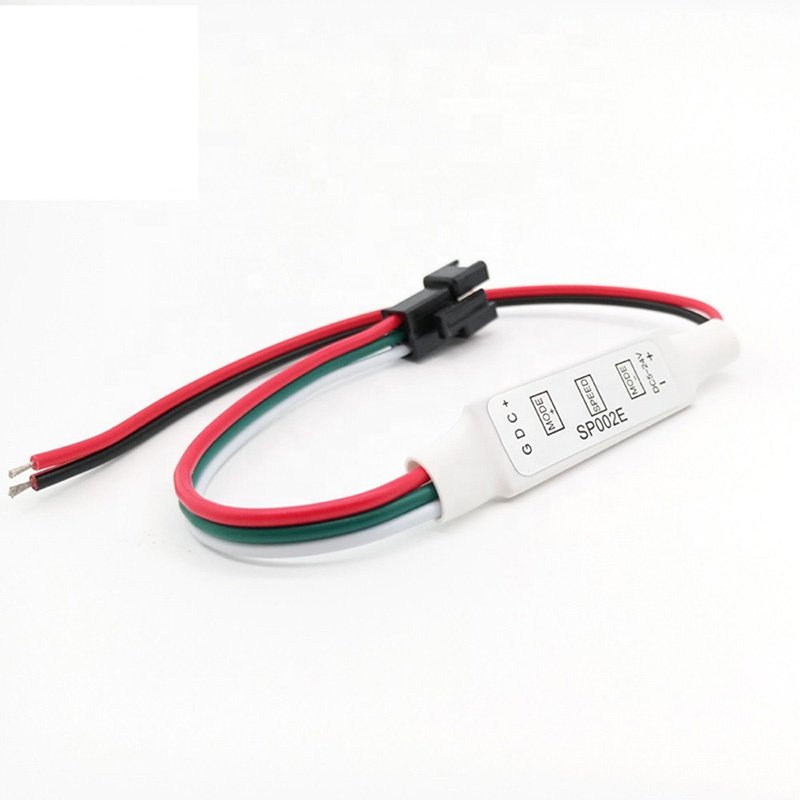 SP002E Mini 3 Keys Addressable Pixel RGB LED Strip Controller for DC5-24V Dream Color WS2811 WS2812B Led Light