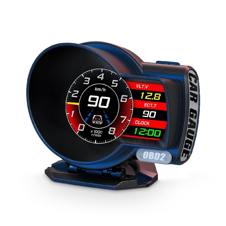 2025 New Version Car Head up Display Hud Obd2 F8 Pro OBD2 + GPS Auto Meter OBD2 Gauge