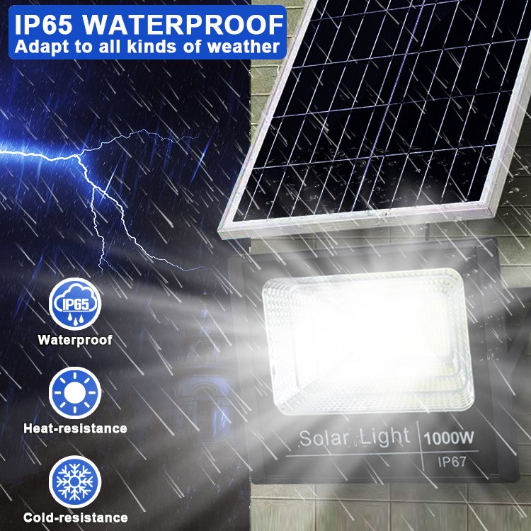 2000w 3000w 5000w Plastic Outdoor Solar Light LED Solar Street Light Waterproof Solar Flood Light 1000w Outdoor with Warm White