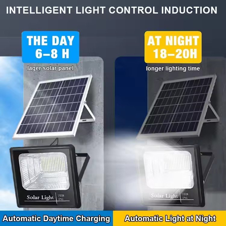 2000w 3000w 5000w Plastic Outdoor Solar Light LED Solar Street Light Waterproof Solar Flood Light 1000w Outdoor with Warm White