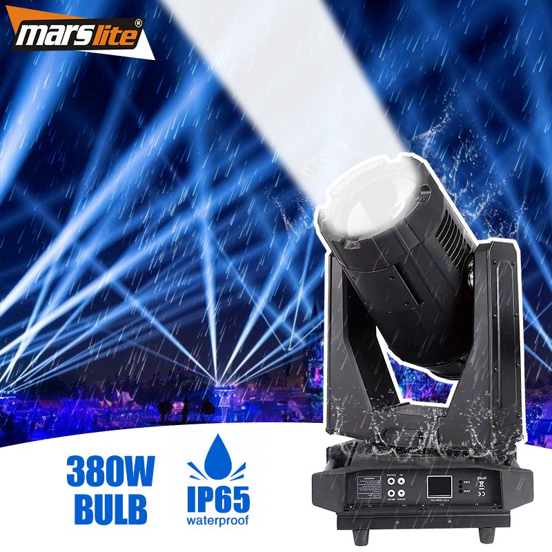 Marslite 380W IP65 Sharpy Outdoor Waterproof Sky Beam Moving Head Stage Light