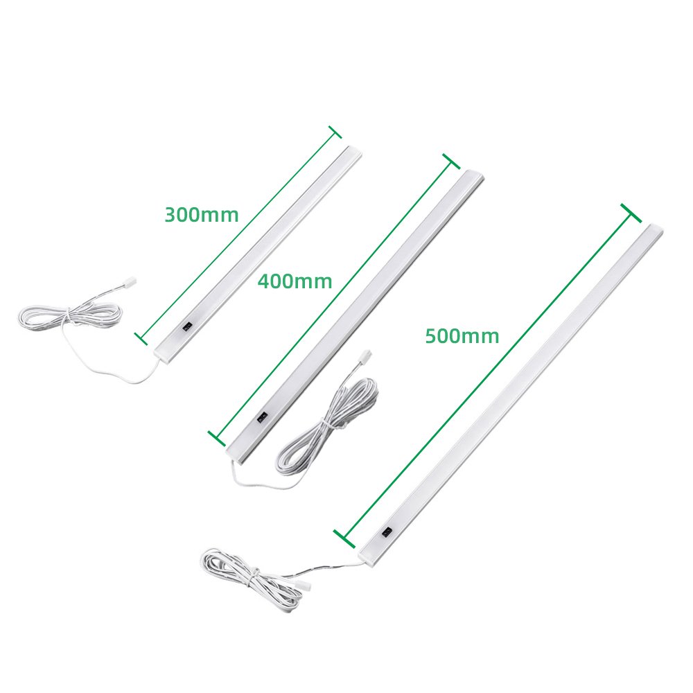 30CM 50CM Ultra-Thin Closet Lamp Hand Sweep Sensor LED Wardrobe Kitchen Lighting LED Under Cabinet Lights