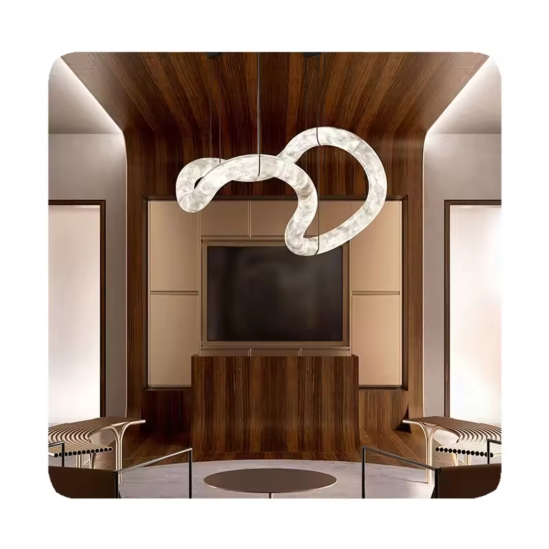 High Quality Hotel Decorative for Living Room Luxury Led Crystal Ceiling Pendant Light Led Ceiling Chandeliers Light