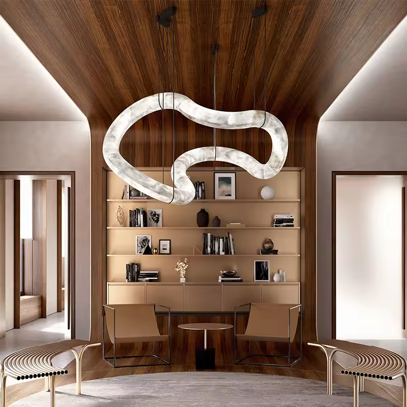 High Quality Hotel Decorative for Living Room Luxury Led Crystal Ceiling Pendant Light Led Ceiling Chandeliers Light