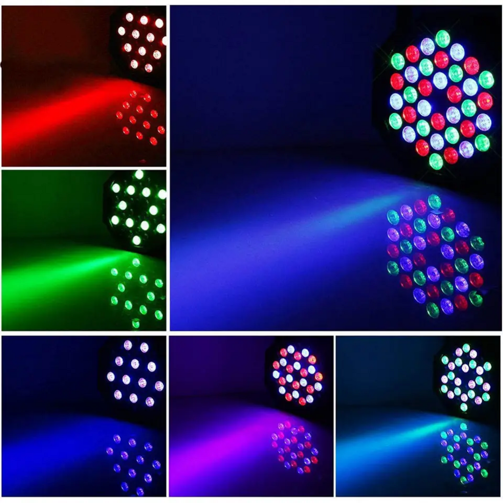Hot Selling 36 Leds RGB Dmx Led Party Stage Dj Disco Par Light With Remote Control