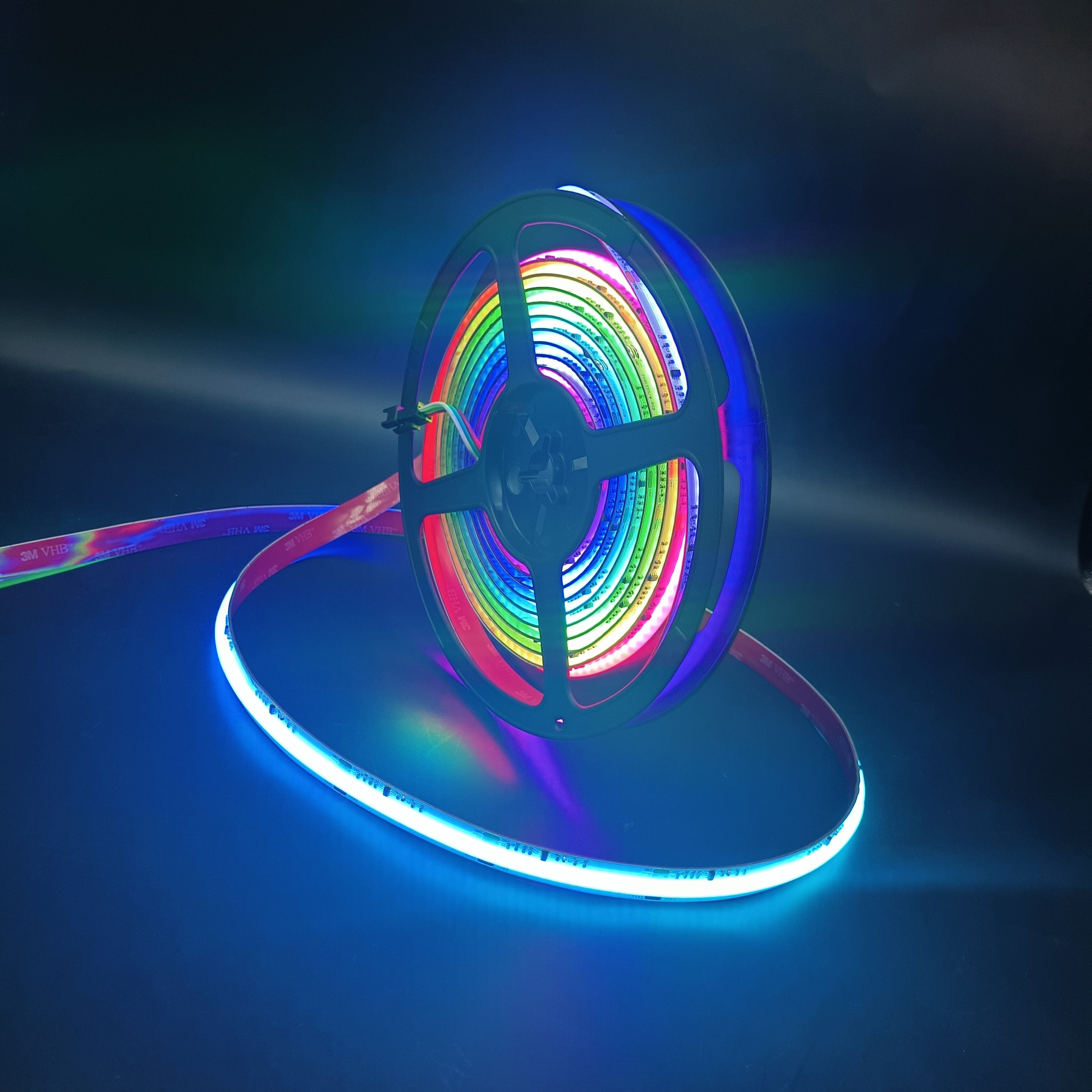 Commercial Dream Full Color DC 24V Magic Digital No Light Point RGBIC Soft Smart Addressable Magic RGB COB LED Strips