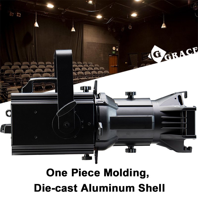 Igracelite 200W CRI>95 Prefocus LED Profile Light CCT 3200K/5600K PWM Mode Ellipsoidal LED Light