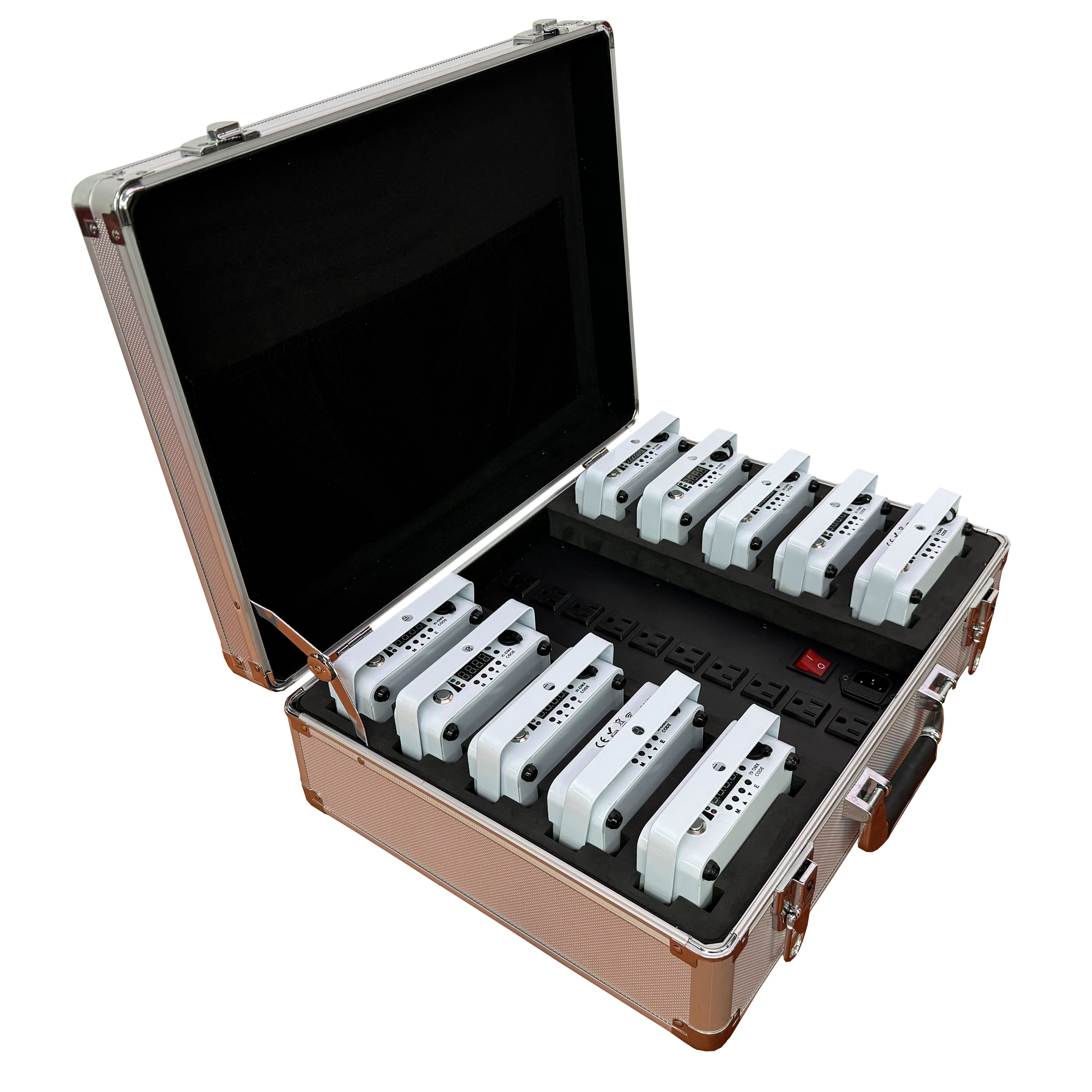 Wireless DMX up Lights 4x18w LED Battery Powered Uplight for Wedding Party Club Lighting Stage Light