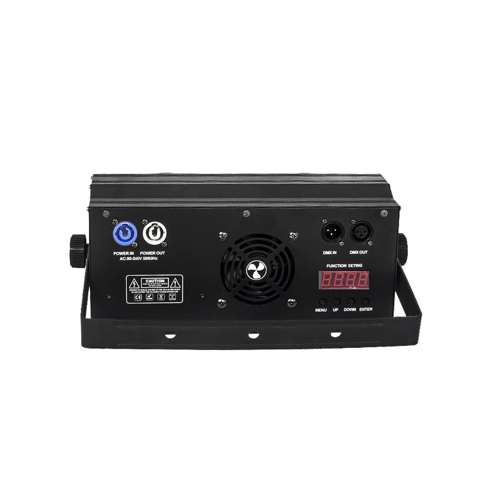 2 Eyes LED Blinder Cob Strobe Wash DJ Spotlights DMX Sound Activated 2x100W Cool Warm White Audience Lighting for Church Venue