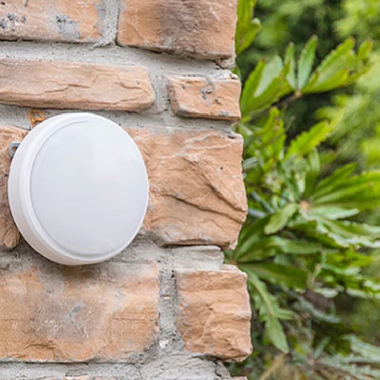 IP65 Round Shape Outdoor Wall Light LED 15W PC and ABS Moisture-proof Lamp Waterproof Led Bulkhead Light