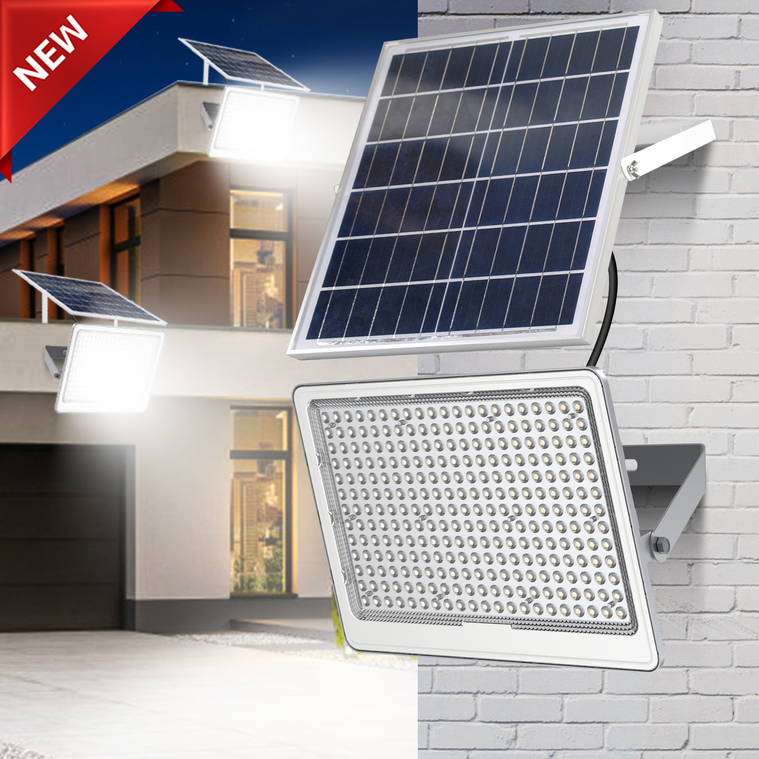 Solar Lights Outdoor Waterproof IP65 LED Solar Lights 50W 100W 200W 300W 400W 500W Luces Led Solar
