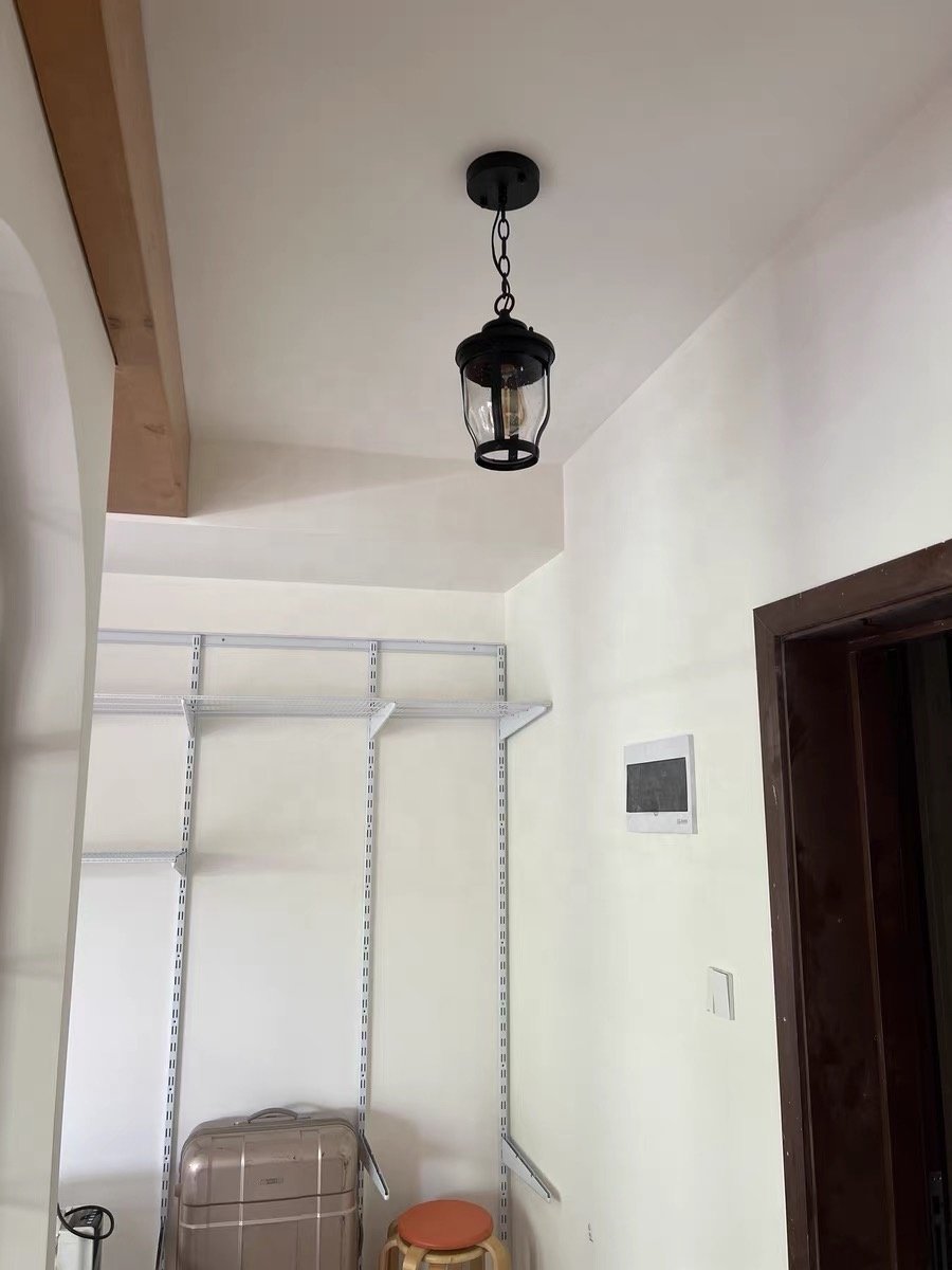 American Simple Design Style Indoor and Outdoor Use E27 Led Antique Hanging Lamp Garden Lights