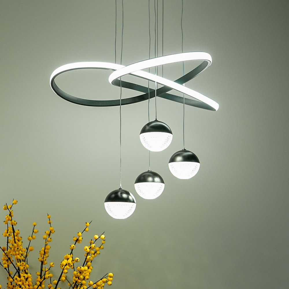 Acrylic Pendant Lights for Livingroom Luxury Dining Room Crystal Light Decorative Chandeliers