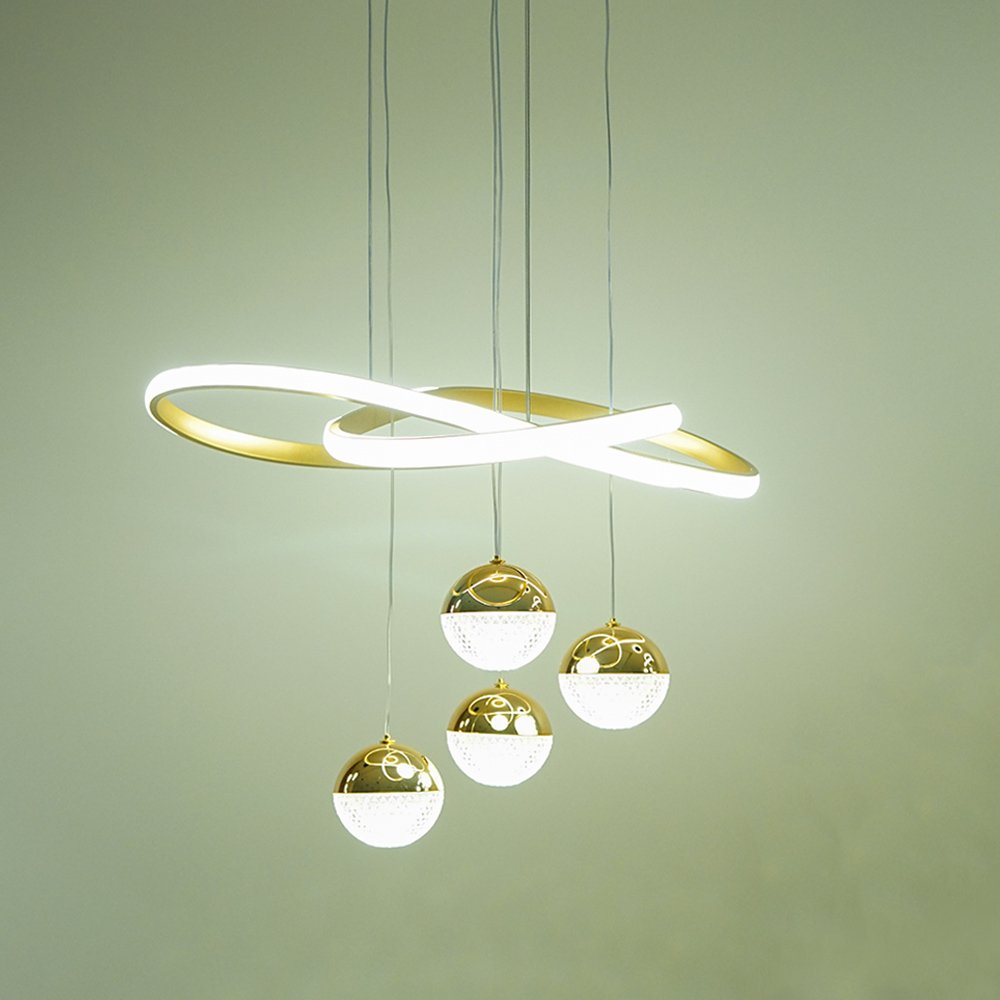 Acrylic Pendant Lights for Livingroom Luxury Dining Room Crystal Light Decorative Chandeliers