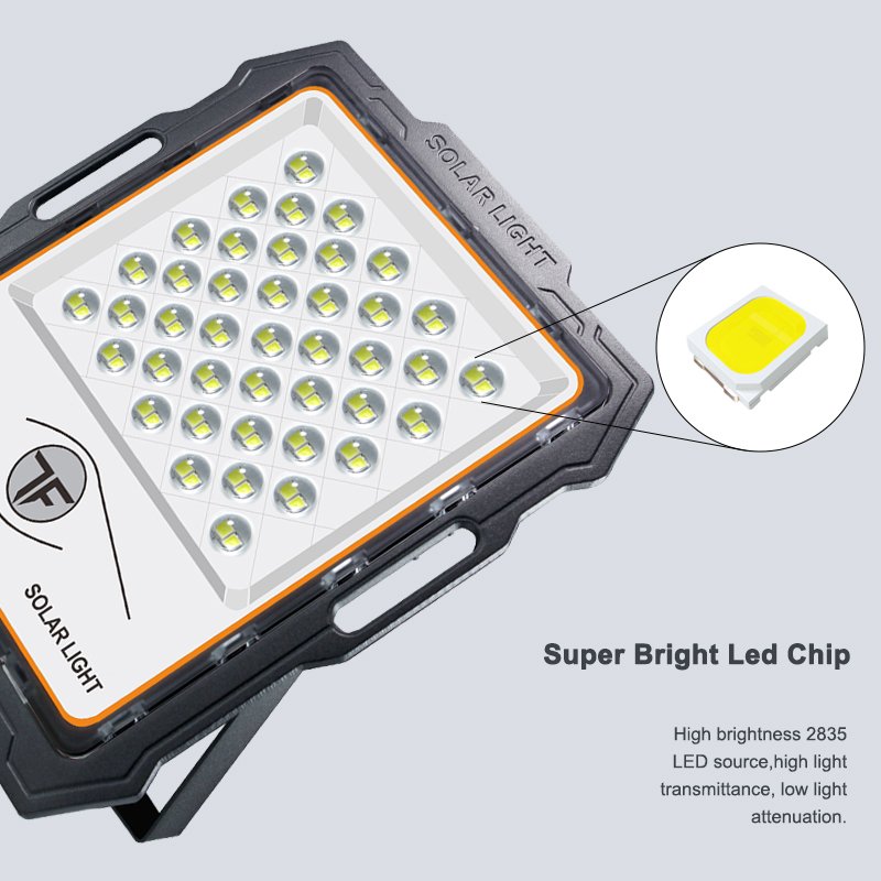 Outdoor Lighting Energy Saving Waterproof Ip67 60w 100w 200w 300w 500w 800w Garden Led Solar Flood Light With Solar Panel