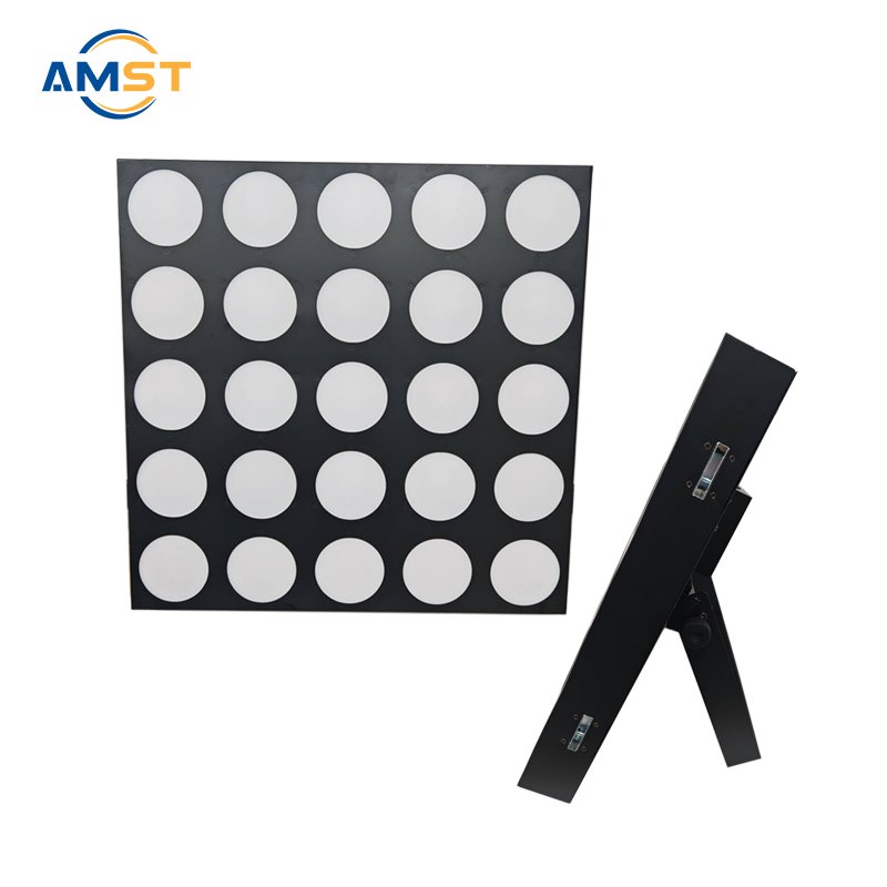 25pcs 30W RGB & RGBW Pixel DMX Audience Blinder DJ LED Matrix Light Stage Panel
