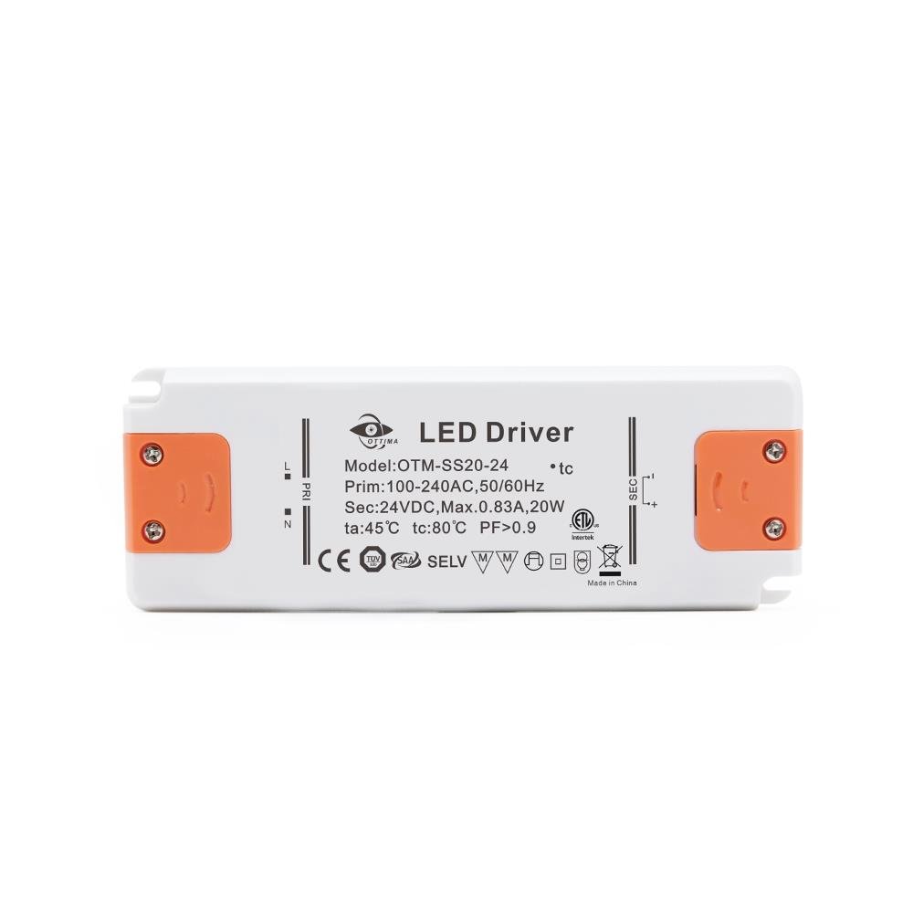 IN STOCK OTM-SS20 Slim Constant Voltage PF>0.9 100-240vac to DC 24v 0.836A 20W Led Driver