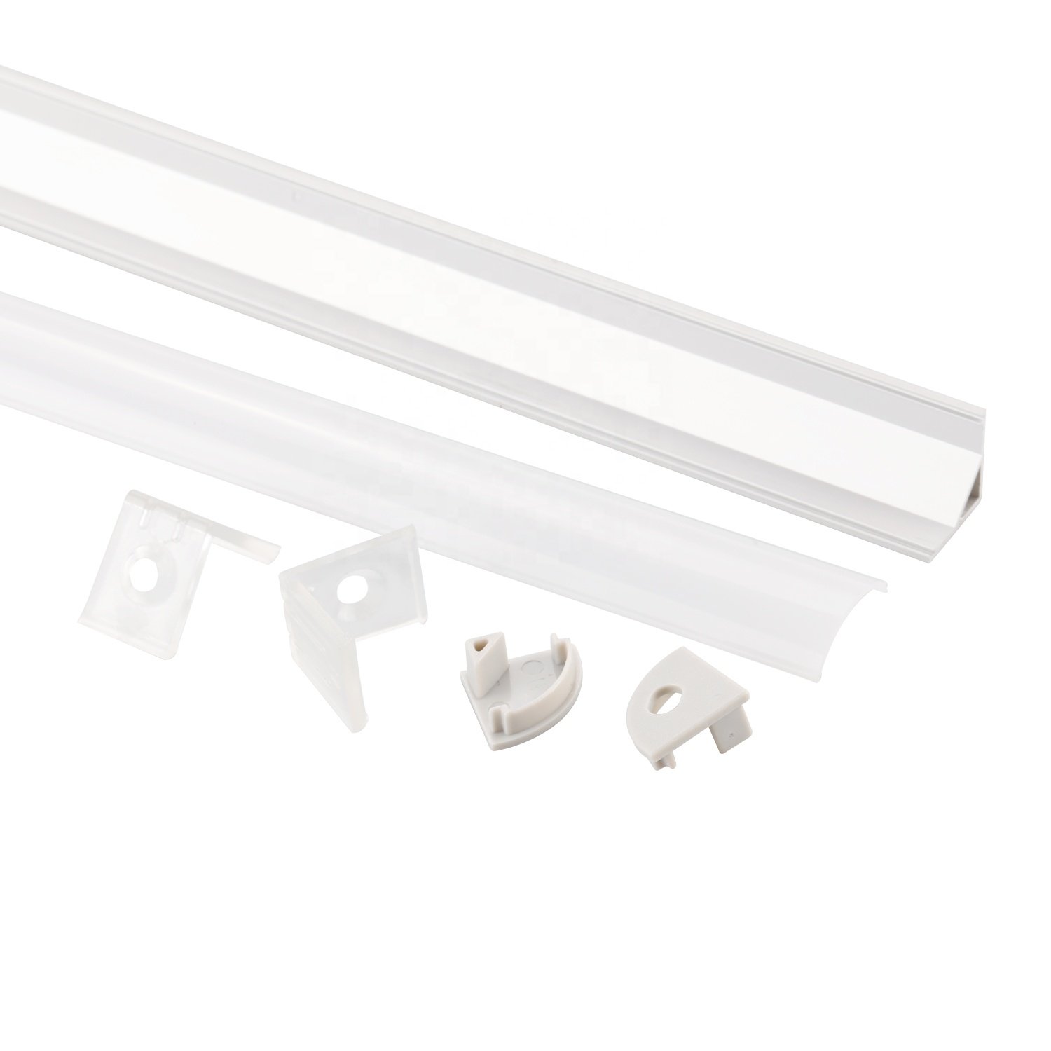 V Shape Linear Led Light Housing Corner Led Aluminum Profile Channel