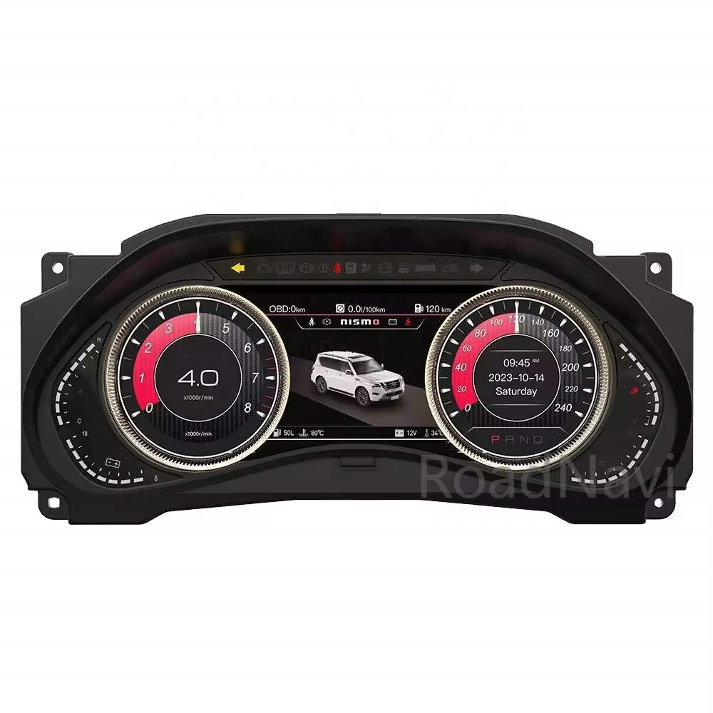 12.3'' Auto Meter for Nissan Patrol Y62 Infiniti Qx56 Qx80 2011-2023 Digital Dashboard