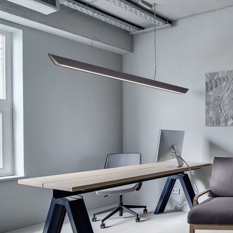 ECOJAS Professional Customization New Arrival Art Style Adjustable Linear Light Led Pendant Light Office Lighting