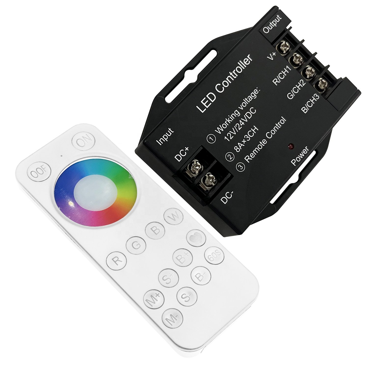 Feican New Design RGB 14Keys DC12V/24V Led Remote Control Full Touch RF Remote Control