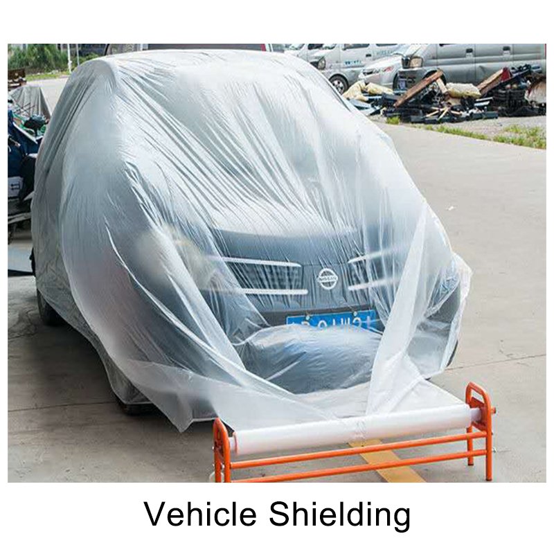 Width 4.8 Meters Length 100 Meters Car Spray Paint Masking Film Large Protective Film