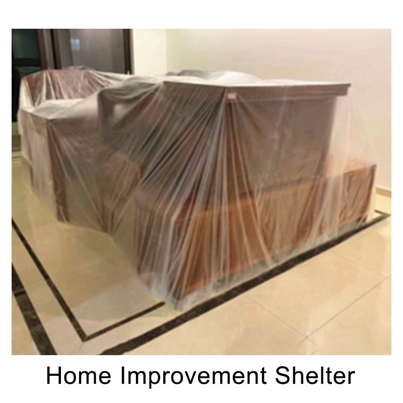 Width 4.8 Meters Length 100 Meters Car Spray Paint Masking Film Large Protective Film