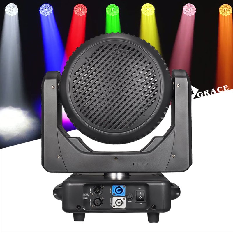 Grace 19x40w With Ring LED Moving Head Bee Eye Zoom Beam Wash Moving Head Stage Lighting