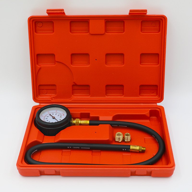 Professional TU-12 Oil Pressure Meter Gauge Tester Gauge for Engine Oil & Engine Testing Kit