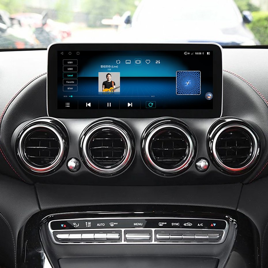 Carplay Android for Mercedes Benz AMG GT C190 GTC/GTS/GTR 2015-2018 Car GPS Navigation Auto Stereo Radio Head Unit Multimedia