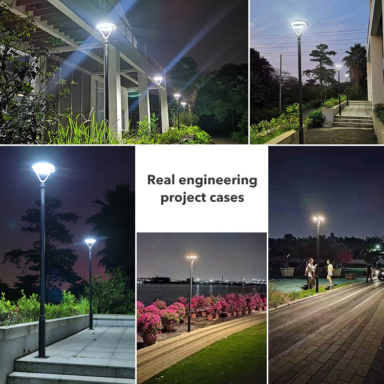 Wholesale Good Quality Outdoor Landscape Street Light Waterproof Decoration Round Solar Powered Garden Lights