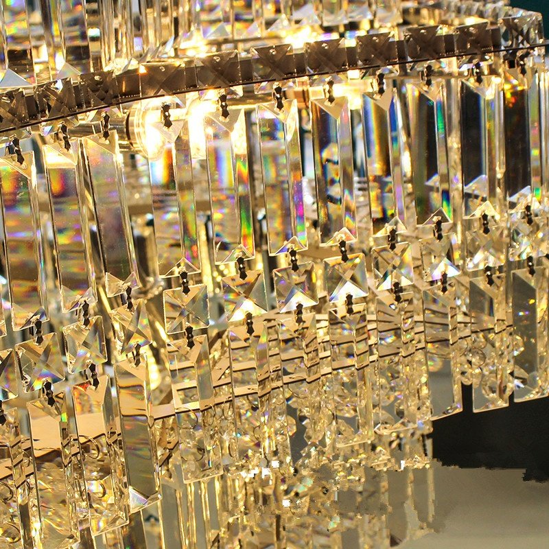 Custom Indoor Decoration Hotel Stair Wedding Luxury Pendant Lamp China Led Crystal Chandelier
