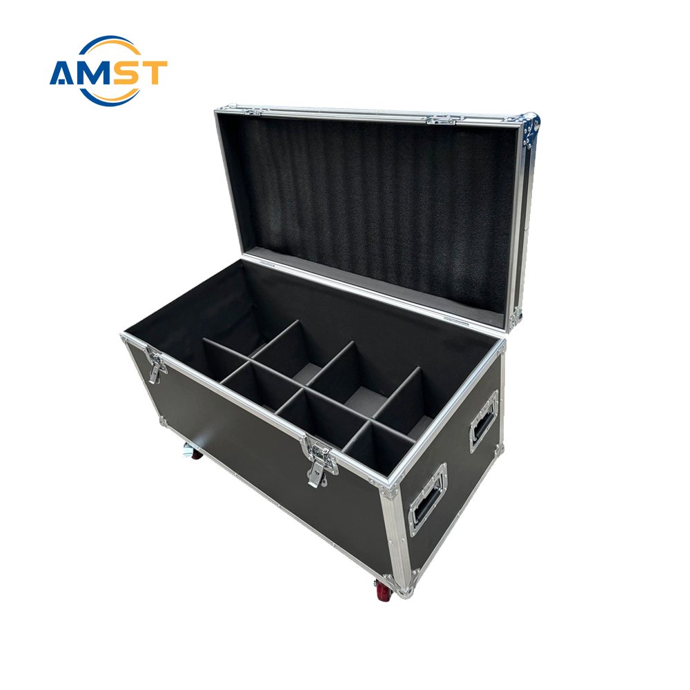 All Size Flycase Customized Flight Case Manufacture for Stage Lighting Beam Moving Light DJ Led Par Screen Audio Dance Floor